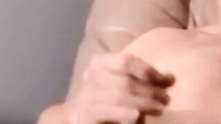 Amateur masturbator Pearl comes hard after solo session