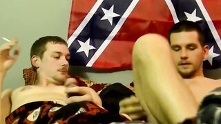 Brian filled Blazes mouth with cum after hardcore bareback