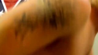 Brian filled Blazes mouth with cum after hardcore bareback
