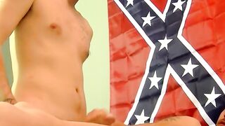 Brian filled Blazes mouth with cum after hardcore bareback