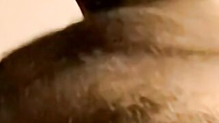 Black amateur strips naked and jerks off his cock solo