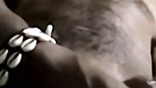 Black amateur strips naked and jerks off his cock solo