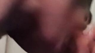 Amateur bitch fucking into the kitchen