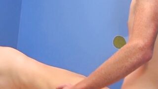Naughty twink Alan Parish blows big dick and bangs cute gay