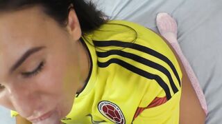 Lana Roy seduces her stepbrother and gives him an oral