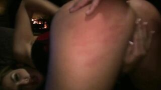 Stockinged hot gets nailed and mouth cumfilled