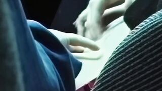 Nasty bitches blowing cock inside the vehicle
