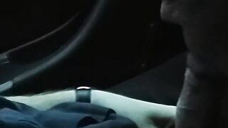 Nasty bitches blowing cock inside the vehicle