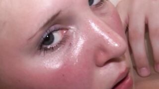Amateur slags gets facial cumshoted