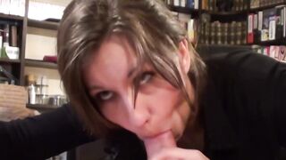 Euro amateur bitch give point of view oral sex
