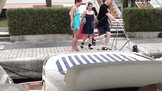 Amateur harlots sharing a masked guy public