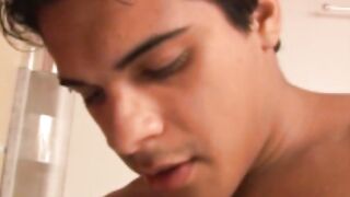 BareBrazil.com - Cute brazilian Rafael gives his dom an unforgettable blowjob