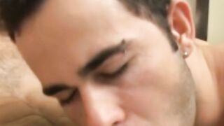BareBrazil.com - Hot Latino Adriano Rodriguez slams his cute bottom Axel