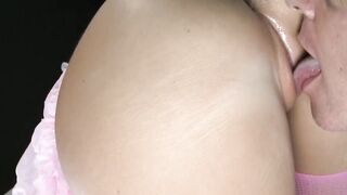 Vulgar blondie jumping penis