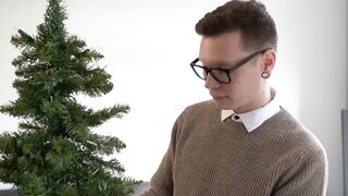DaddiesPorno.com - Spreading christmas spirit with loads of cum on my stepson