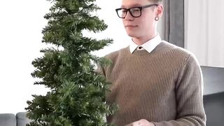 DaddiesPorno.com - Spreading christmas spirit with loads of cum on my stepson