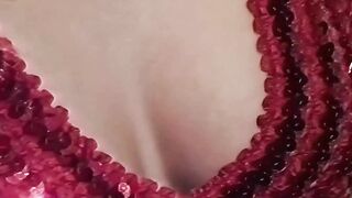 Stockinged beauty gets shaved cunt licked and fucked