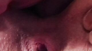 Stockinged beauty gets shaved cunt licked and fucked