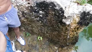 LatinoJuice.com - Latino homo Marco fucked by straight jock Ragel in the woods