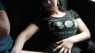 MILFs sharing cock outdoor