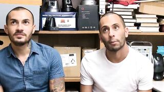 Perps4Sale.com - Handsome muscle guard dominates two inked criminals