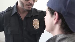 Perps4Sale.com - Kinky gay Dylan Hayes barebacked by BBC officer Dillion Diaz