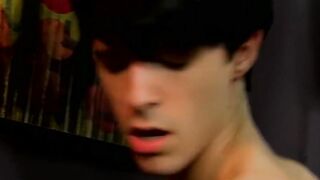 Tiny twink Ethan Foxs attractive young boyfriend barebacked