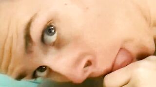 Skinny teen Seth sucks on rock hard cock from tattooed buddy