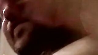 Horny fat guy gets intense BJ in kinky interracial encounter