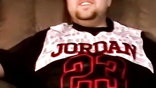 Horny fat guy gets intense BJ in kinky interracial encounter