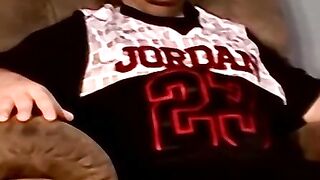 Horny fat guy gets intense BJ in kinky interracial encounter
