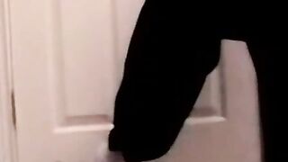 Horny amateur jerks off his hard cock with fleshlight solo