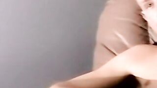 Horny amateur jerks off his hard cock with fleshlight solo