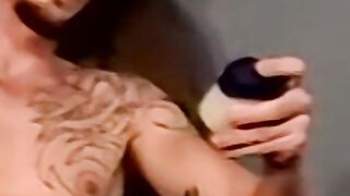 Mature man craves for young amateurs hot spunk while sucking