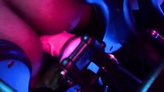 Crazy bitches sharing sperm inside a sexsual kiss
