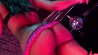 Crazy bitches sharing sperm inside a sexsual kiss