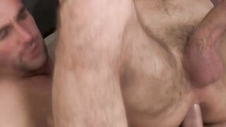 RagingXXX.com - Curly-haired bottom's cute fuck as he gets pounded