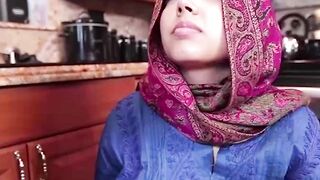 Foreign exchange student Ada Sanchez is really good at sucking my fat cock