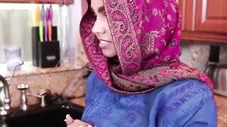 Foreign exchange student Ada Sanchez is really good at sucking my fat cock