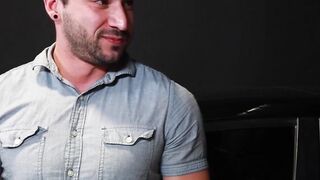 HotFamilyPorn.com - Scott DeMarc deepthroats thick throbbing cock hard