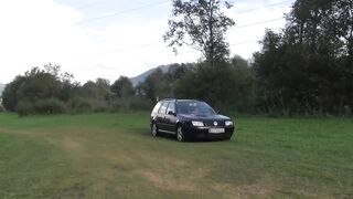 2 sexual amateurs outdoor