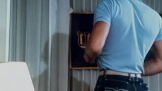 Old school gay men Jacques and John swallow each others fat dicks