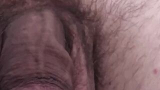 Kinky Alex Finns big floppy balls were swaying hard while giving himself a handjob