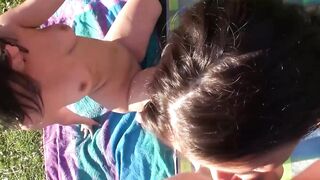 Slutty swingers sharing dicks public