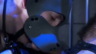CentralFisting.com - Masked submissive takes a hard anal pounding from dominant stud