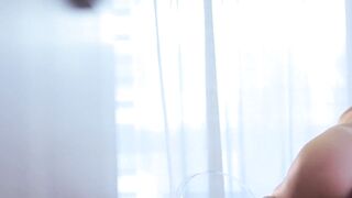 FemJoyXXX.com - Teen naturally seduces herself playing with pearls