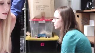 Officer Mike cowgirl fucks Emma Starletto in office