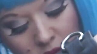 PussyCatsLatex.com - Aradia's latex bondage and toy tease triad