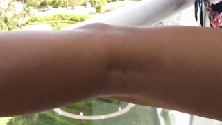 Latina tranny Ms Rose picked up and rough fucked by hunk