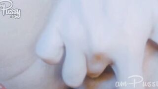 Amateur oriental Vagina Finger Fuck Close-Up